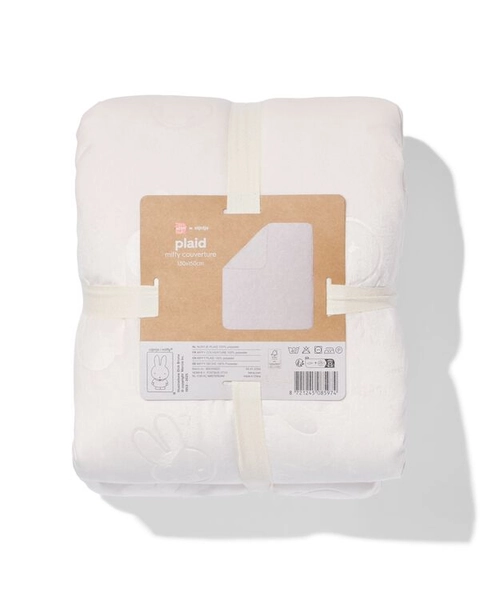 nijntje woonplaid 130x150cm fleece polyester - HEMA