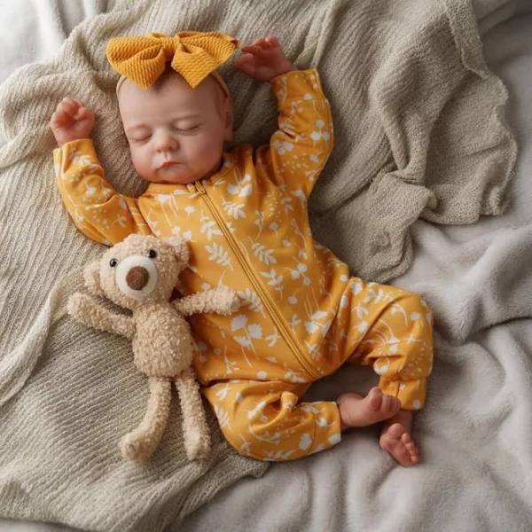 Lifelike Reborn Baby Dolls, 20 Inch Realistic Newborn Real Life Baby