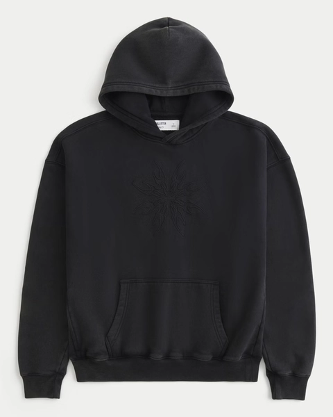 Hollister Feel Good Boxy Graphic Hoodie