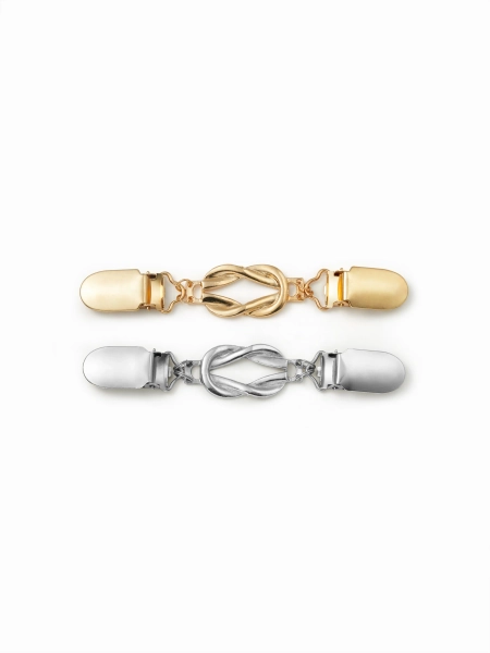 2PCS KNOT SWEATER CLIP