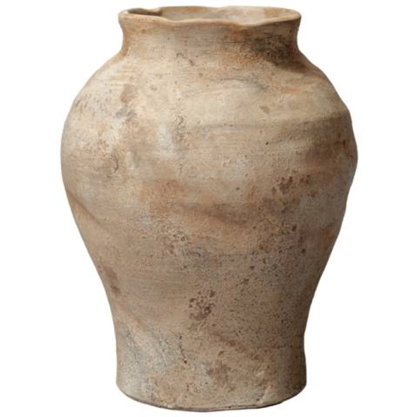 GROVE VASE - BEIGE ANTIQUED