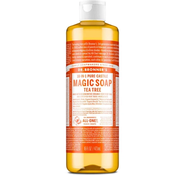 18-In-1 Pure-Castile Magic Soap Tea Tree