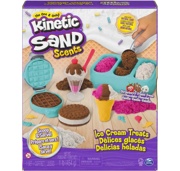 Kinetic Sand Ice Cream Treats Playset