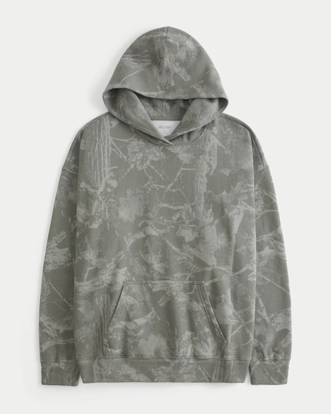 Oversized Camo Hoodie