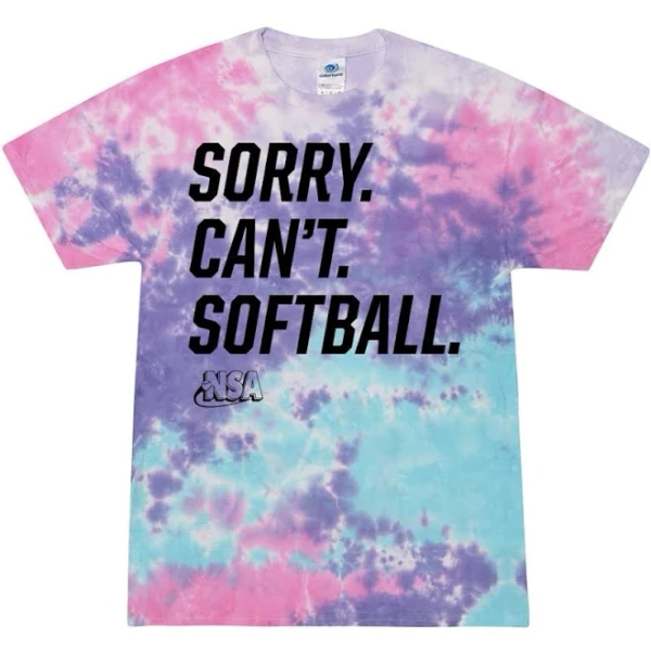 NSA Sorry Can't Softball Short Sleeve Shirt