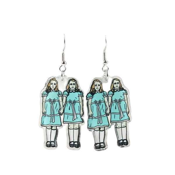 1Pair Drop Earrings Punk Spooky  Fashion Jewelry For Women Girl Festival Gift - AliExpress 