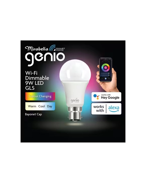 Mirabella Genio Wi-Fi Dimmable 9W LED Bulb