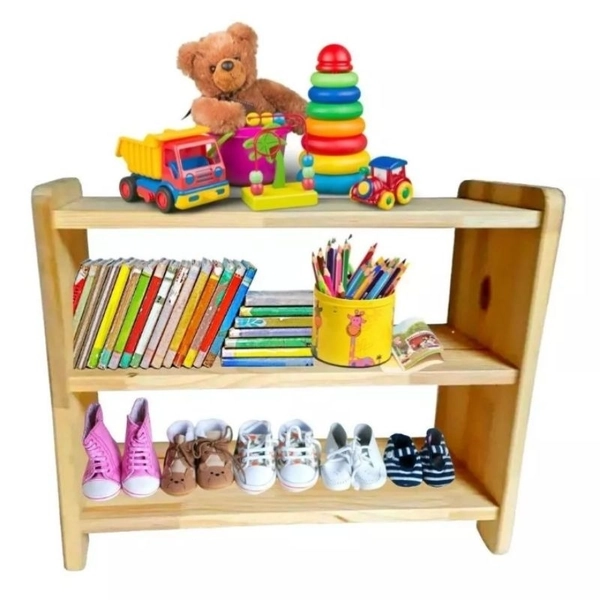 Prateleira Infantil De Chão Montessoriana