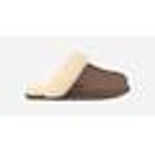 UGG® Women's Scuffette II Suede Sheepskin Slipper in Black/, Size 8