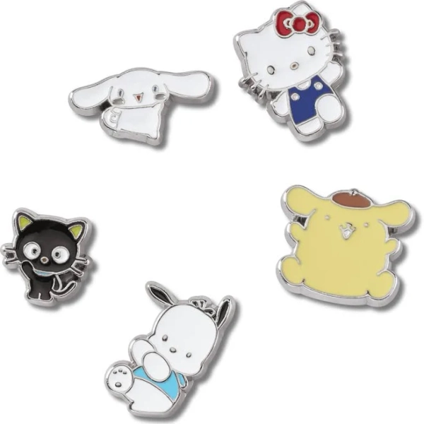 Crocs Hello Kitty Friends Elevated Enamel Jibbitz 5-Pack