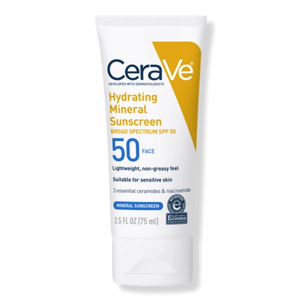 Hydrating Mineral Sunscreen SPF 50 Face Lotion