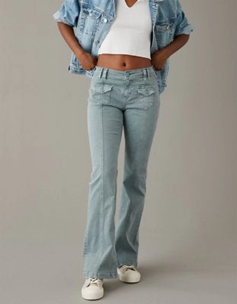 AE Stretch Low-Rise Relaxed Flare Pant