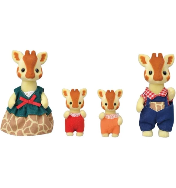 Calico Critters Highbranch Giraffe Family