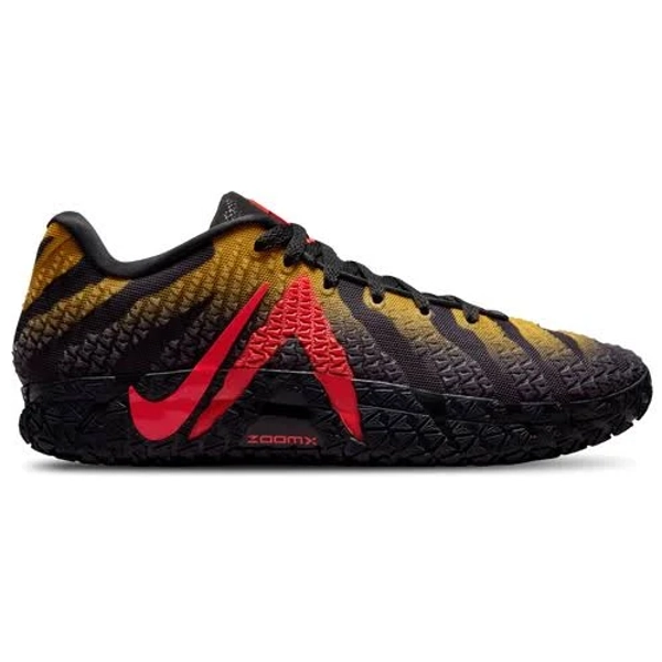 Nike Mens Ja Morant JA 3 - Shoes Anthracite/Bright Crimson/Yellow Ocher Size 06.5