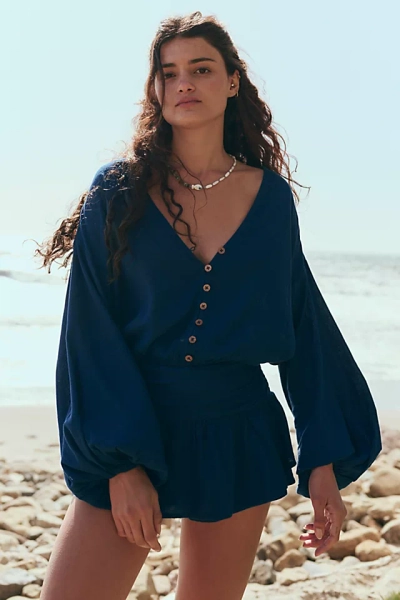 Carson Drop-Waist Romper