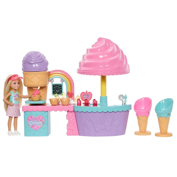 Barbie Chelsea Doll Ice Cream Playset with Accessories