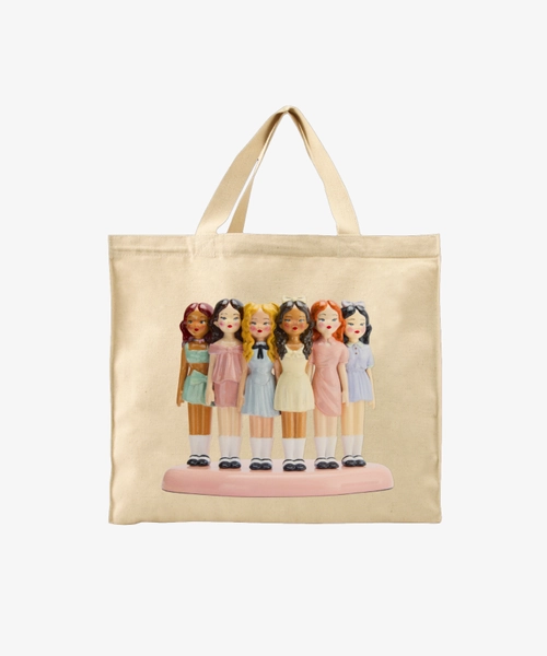 Porcelain Doll Tote Bag