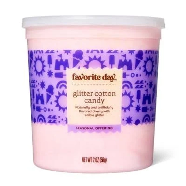 Target Glitter Cherry Cotton Candy