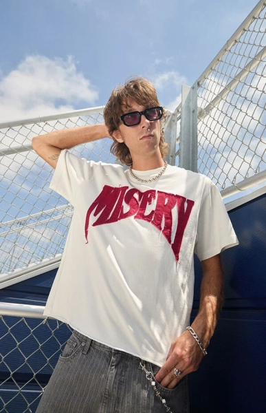 Misery Cropped Boxy T-Shirt