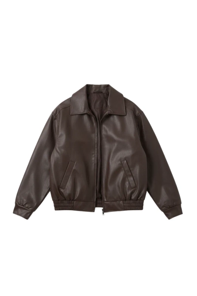 Women’s Loose Leather Jacket