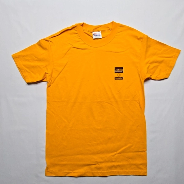Vintage Steamboat Paramedics Shirt Graphic Hanes Mens Yellow Small Tee 