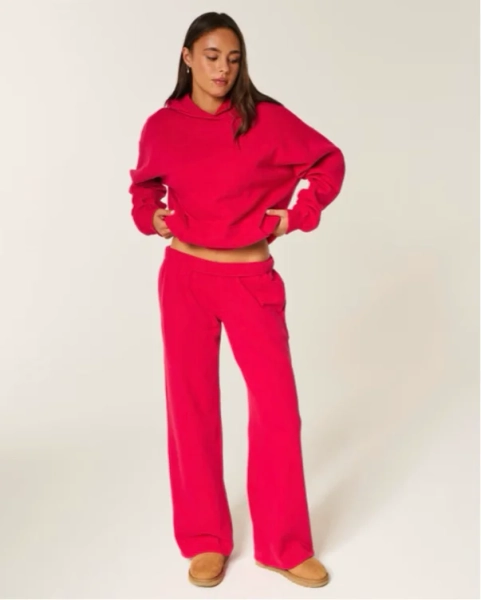 Wide-Leg Sweatpants