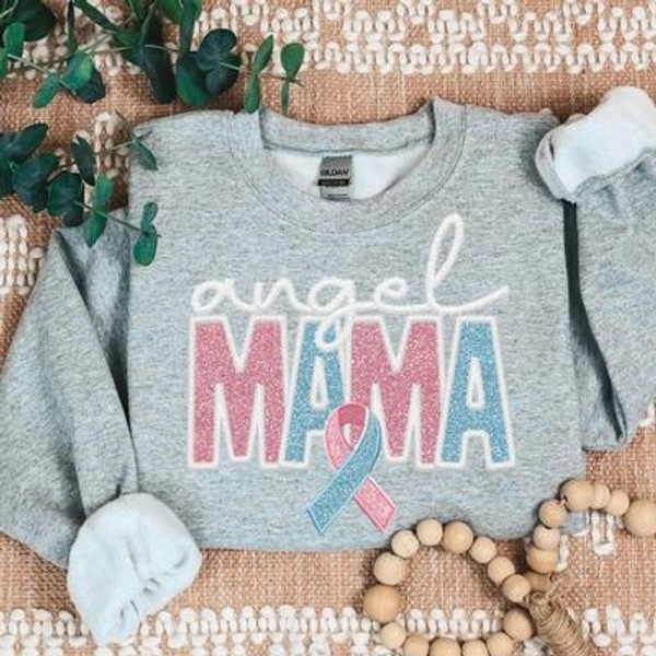 Angel Mama Shirt: Infant Loss Awareness Month Memorial Tee