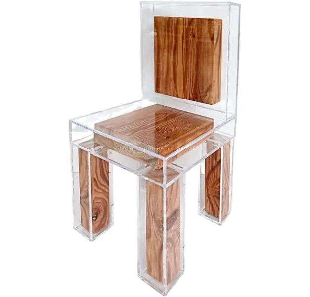 La Revue Acrylic Custom Chair Sculpture