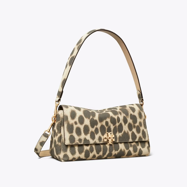 Small Charlie Suede Shoulder Bag in multi, size OS
