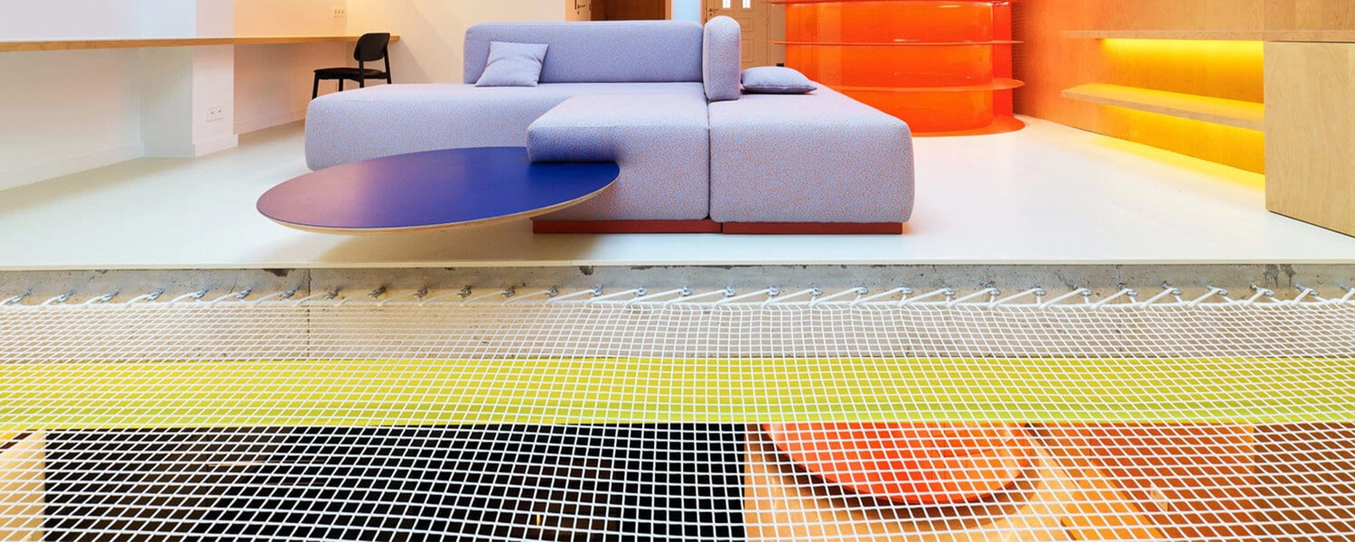 Custom Indoor Hammock Floors – Mezzanine Nets by Feelnets