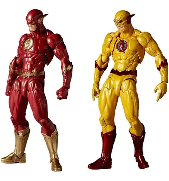 NEW Marvel Avengers Superhero Yamaguchi Style Flash PVC Action Figure Kids Christmas Gift 17cm