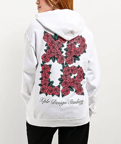 XPLR Roses Logo Hoodie