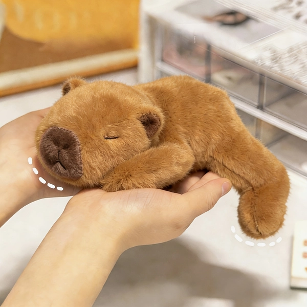 Papa Palm Treasure Series Plush Toy, Capybara Plush, Children's Gift, Birthday Gift, Holiday Gift, Plush Figures, Plush Doll