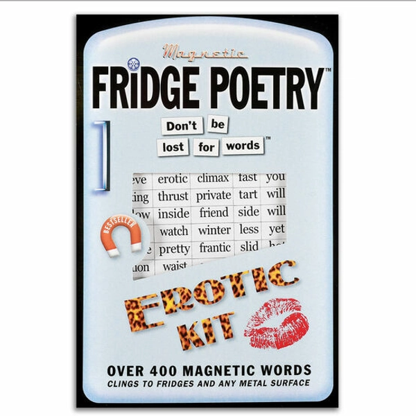 Magnetic Words, Funny Gift for Adults or Kids, Fridge Poetry Learning English