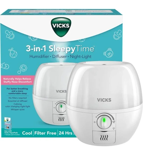 Vicks 3-in-1 Sleepy Time Humidifier
