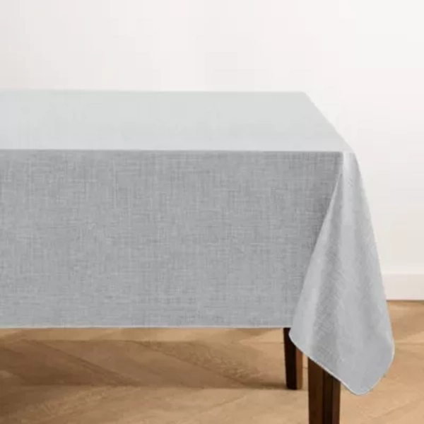 Monterey Linen Texture Vinyl Indoor/Outdoor Tablecloth - Rectangle/Square