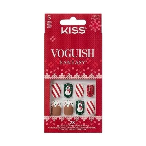 Kiss Voguish Fantasy Holiday Press On Glue Nails