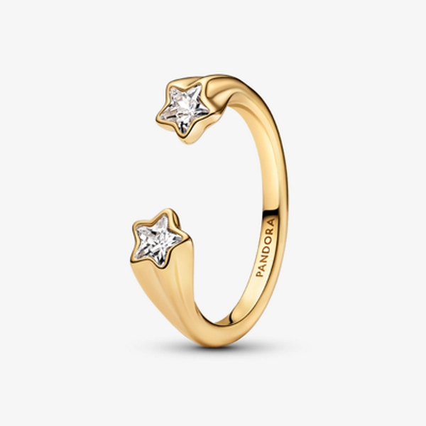 Pandora Shooting Stars Open Ring