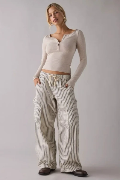 BDG Station Cocoon Baggy Barrel Leg Cargo Pant