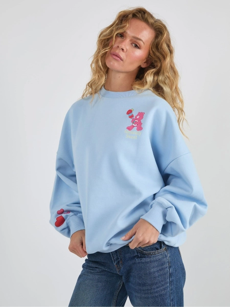 Skinnydip Blue Care Bears x Skinnydip Naturally Sweet Sweatshirt - Size X-Small