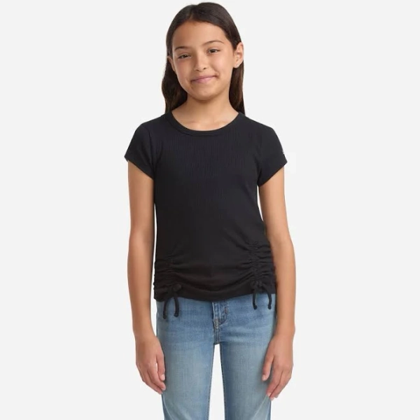 Abercrombie Kids Girls' Ruched Side Bow T-Shirt