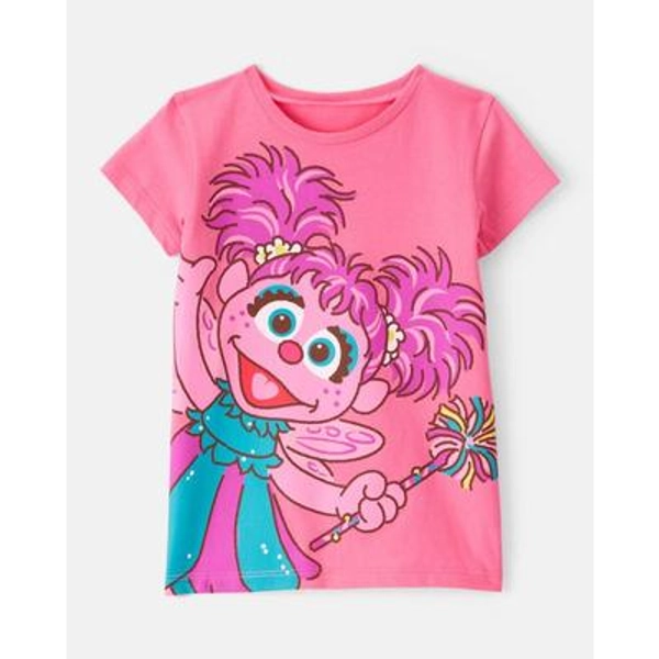 Carter's toddler girl abby short-sleeve graphic tee 3T Pink
