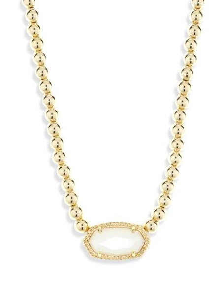 Kendra Scott Elisa Beaded Necklace Gold