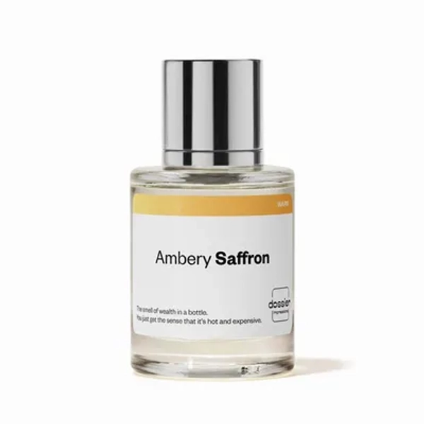 Dossier Body Perfume - Ambery Saffron - 50ml: Paraben-Free, Phthalate-Free, Vegan, Spray
