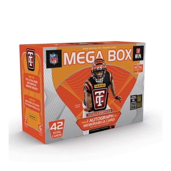 2024 Panini NFL Totally Certified Football Trading Card Mega Box