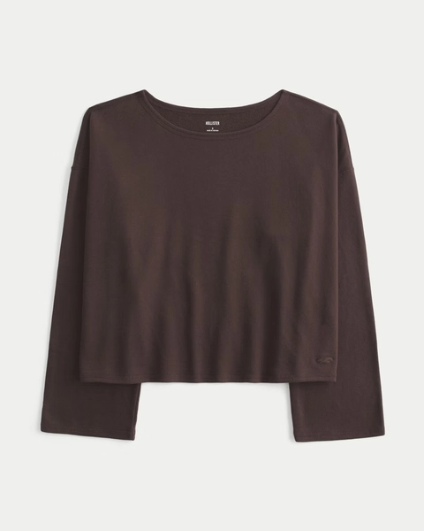 Easy Off-the-Shoulder Sweatshirt