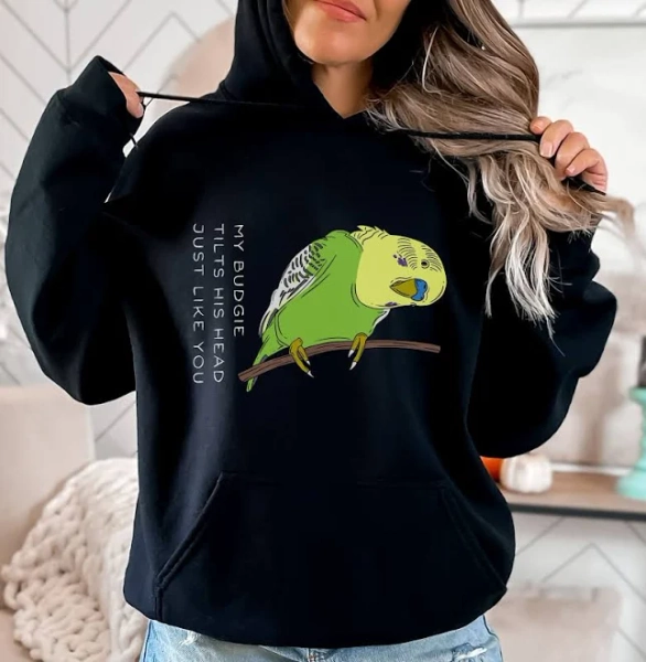 Funny Parakeet Budgie Hoodie