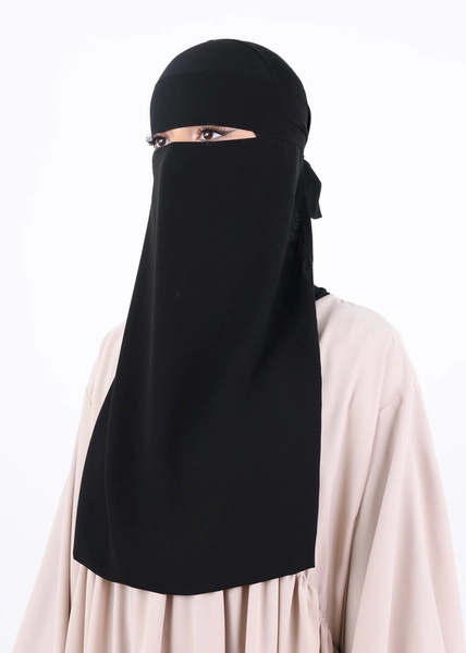 Full Niqab -Pinch- Black - Ina Collection