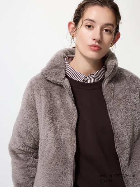 Fluffy Yarn Fleece Full-Zip Jacket | UNIQLO US