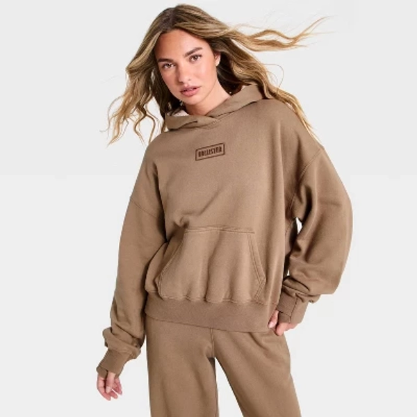 Women's Fleece Hoodie - Brown XS The Hollister Collection at Target
